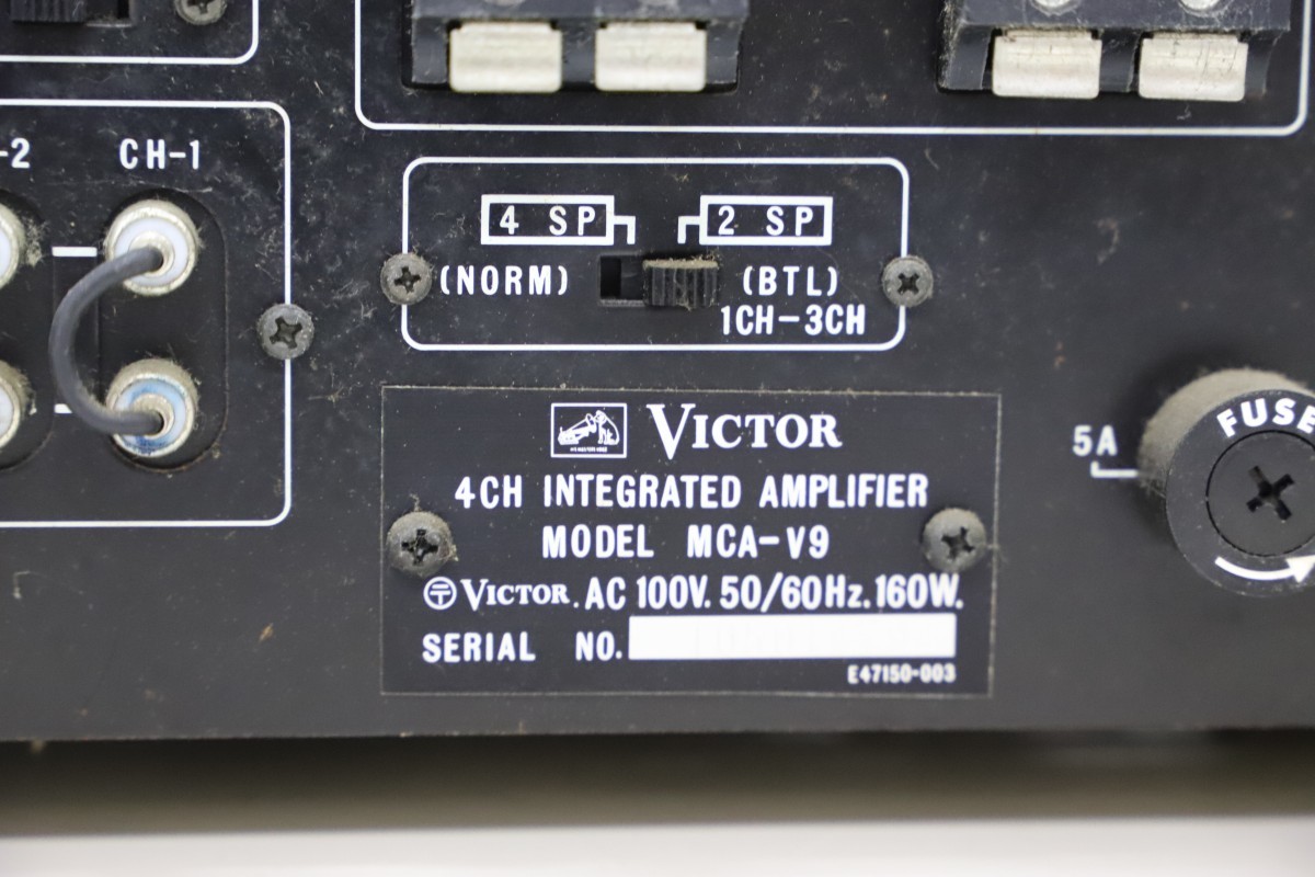 Victor Amplifier Integrated 0 ビクター JVC VICTOR - Channel 4CH