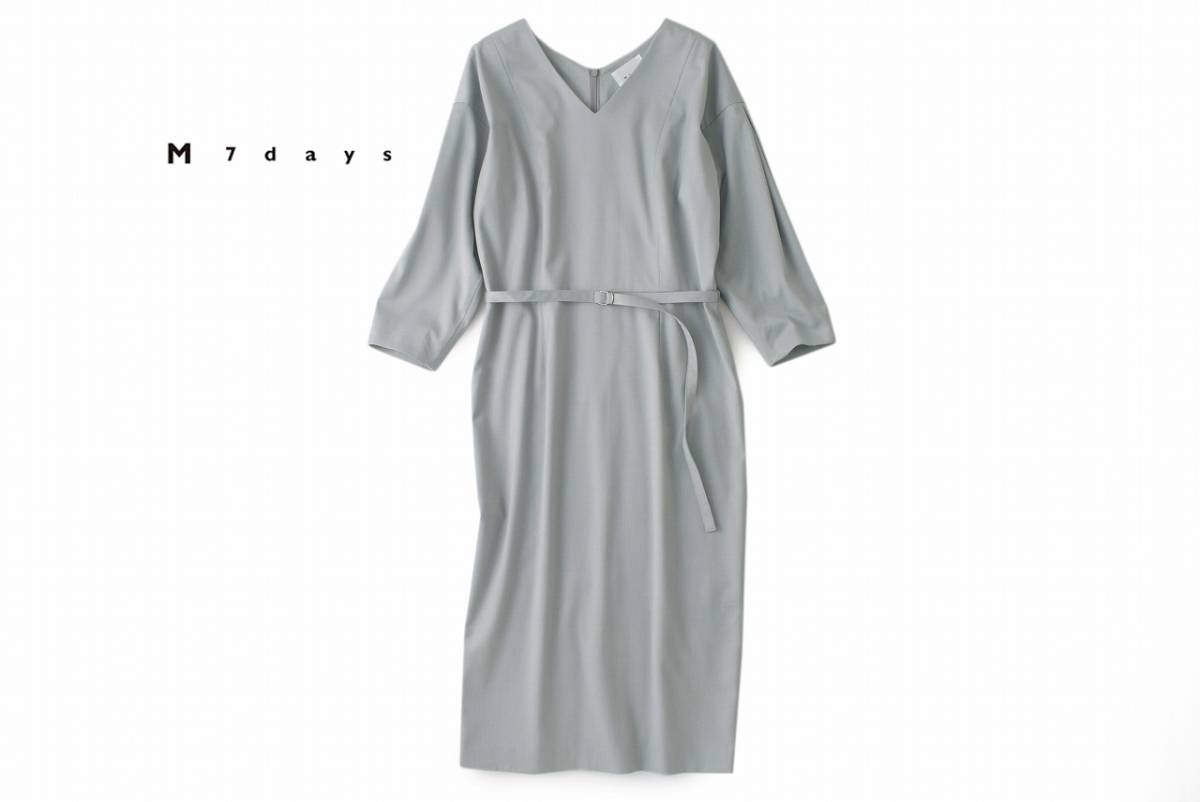 美品★Marisolマリソル・M7daysエムセブンデイズ★1size/9号★ワンピースY175