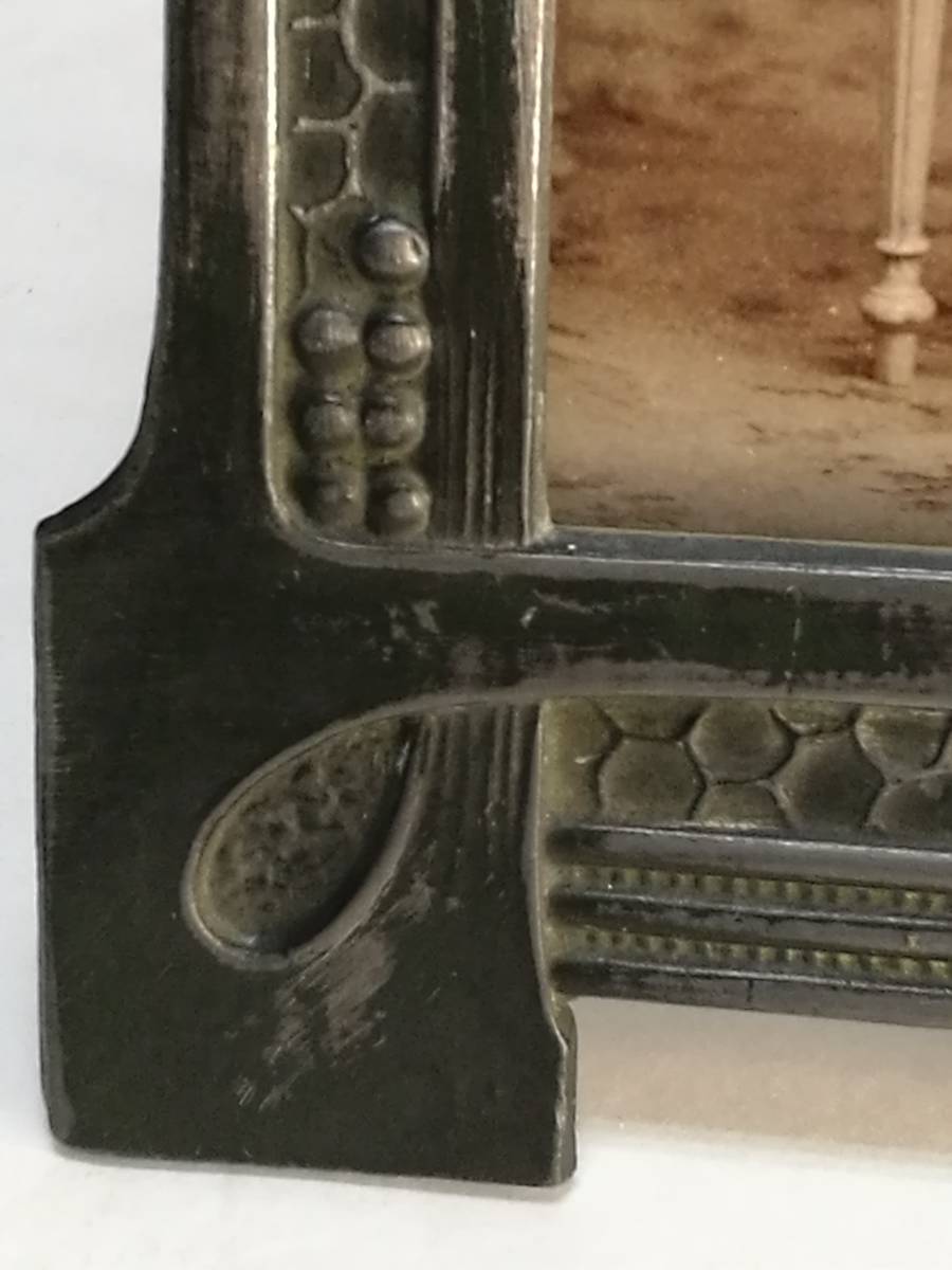 フランス アンティーク 写真立て 鏡 アールヌーボー アールデコ 蚤の市