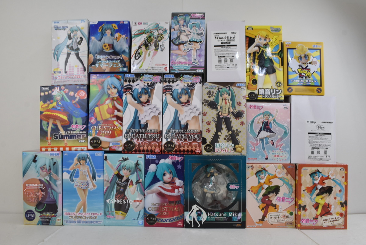 04y3887)【まとめ売り】ボーカロイド (ボカロ) フィギュア 21箱セット 