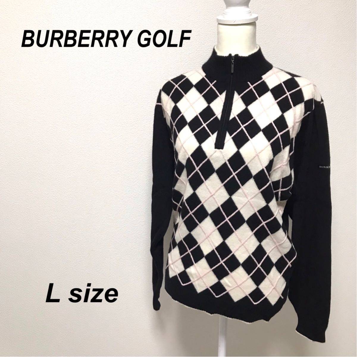大きめ☆ BURBERRY GOLF バーバリーゴルフ ゴルフウェア ニット 