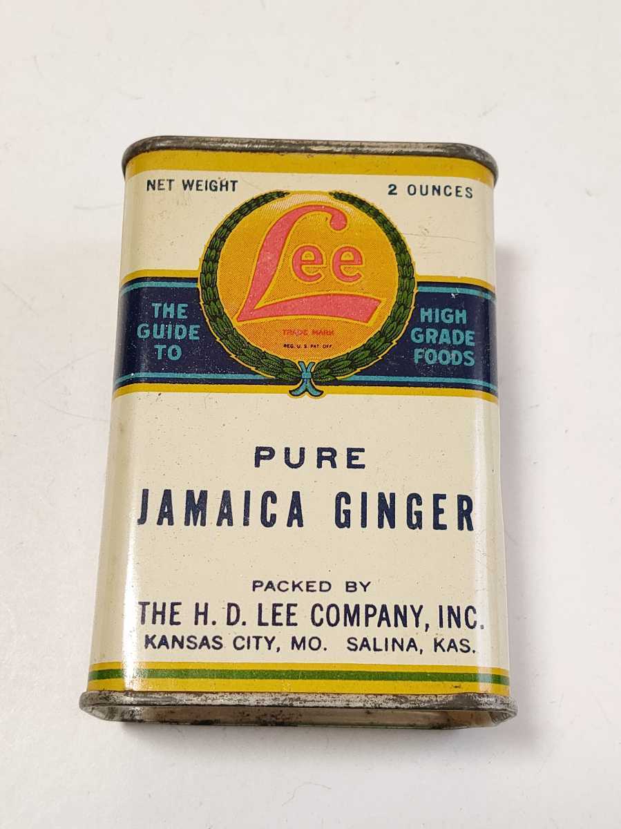 ビンテージ Lee スパイス缶 ☆1940's H.D. LEE COMPANY SPICE TIN リー