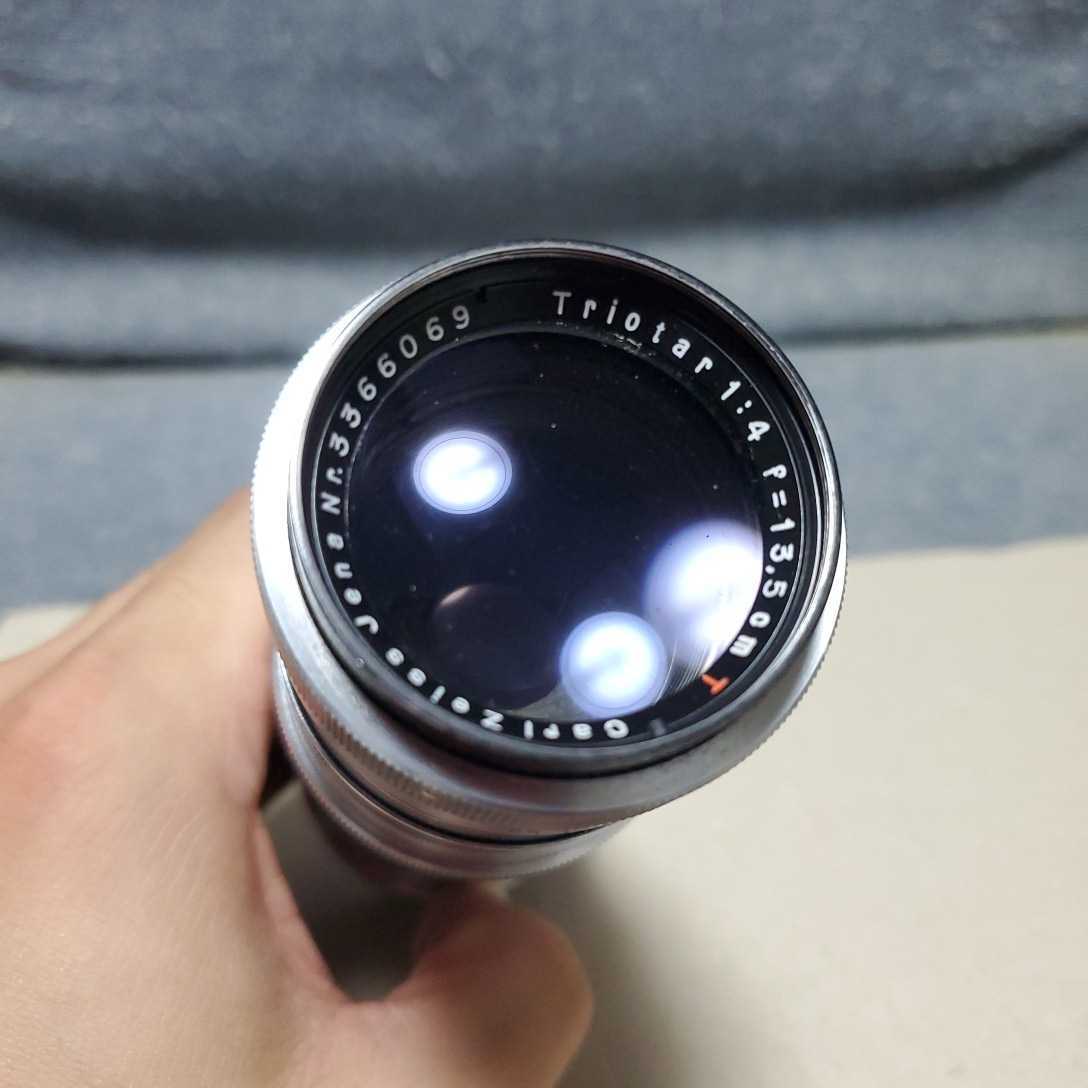 Carl Zeiss Jena Triotar 1:4 13.5cm☆トリオター カールツァイス