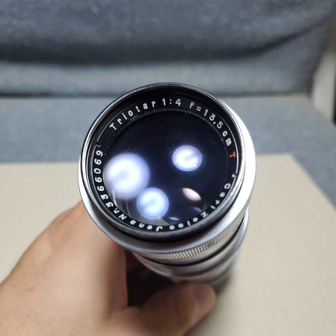 Carl Zeiss Jena Triotar 1:4 13.5cm☆トリオター カールツァイス