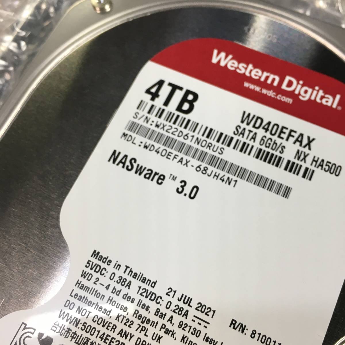 Mさん専用出品6 Western Digital ウエスタンデジタル 内蔵 HDD 4TB WD Red NAS RAID