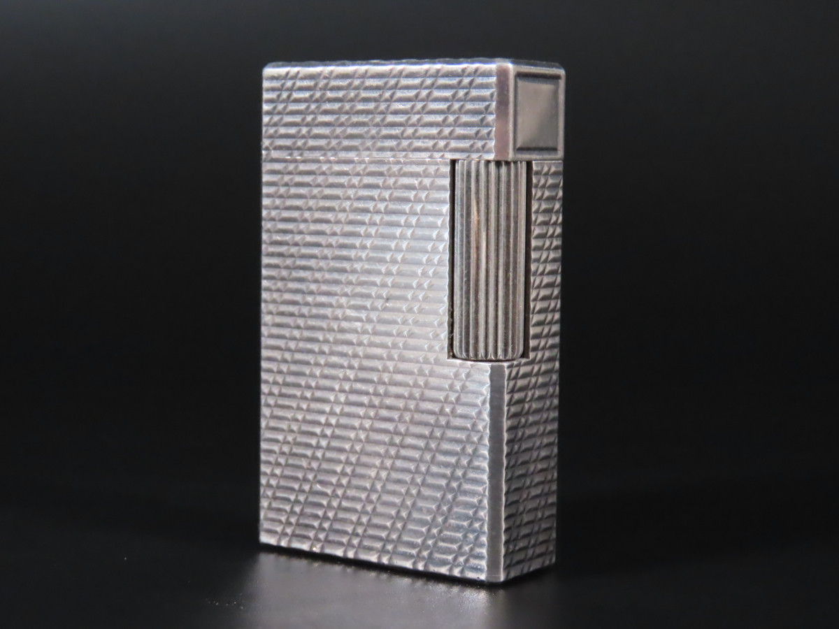 デュポン シルバー Dupont ガスライター ライン2 快音 S.T. - 火花あり 