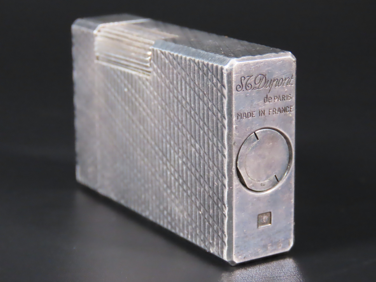 デュポン シルバー Dupont ガスライター ライン2 快音 S.T. - 火花あり 