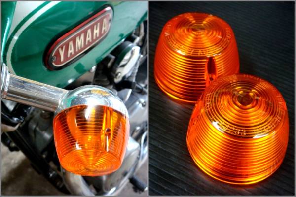 2個SET】 ヤマハ純正新品☆ウインカーレンズ XS1 XS650 DT1 RT360 AT1