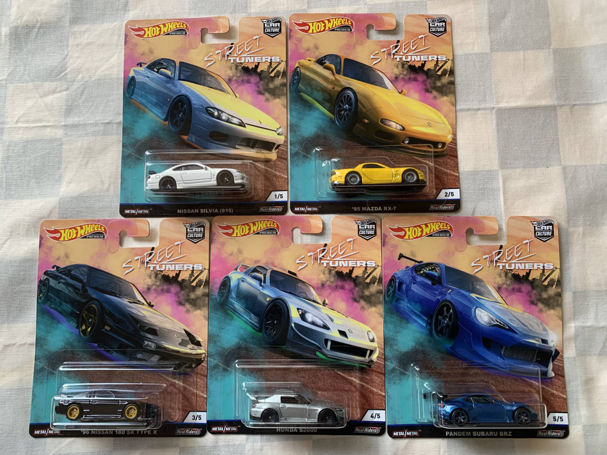 STREET TUNERS 5台セット ホットウィール NISSAN シルビア S15 180SX 