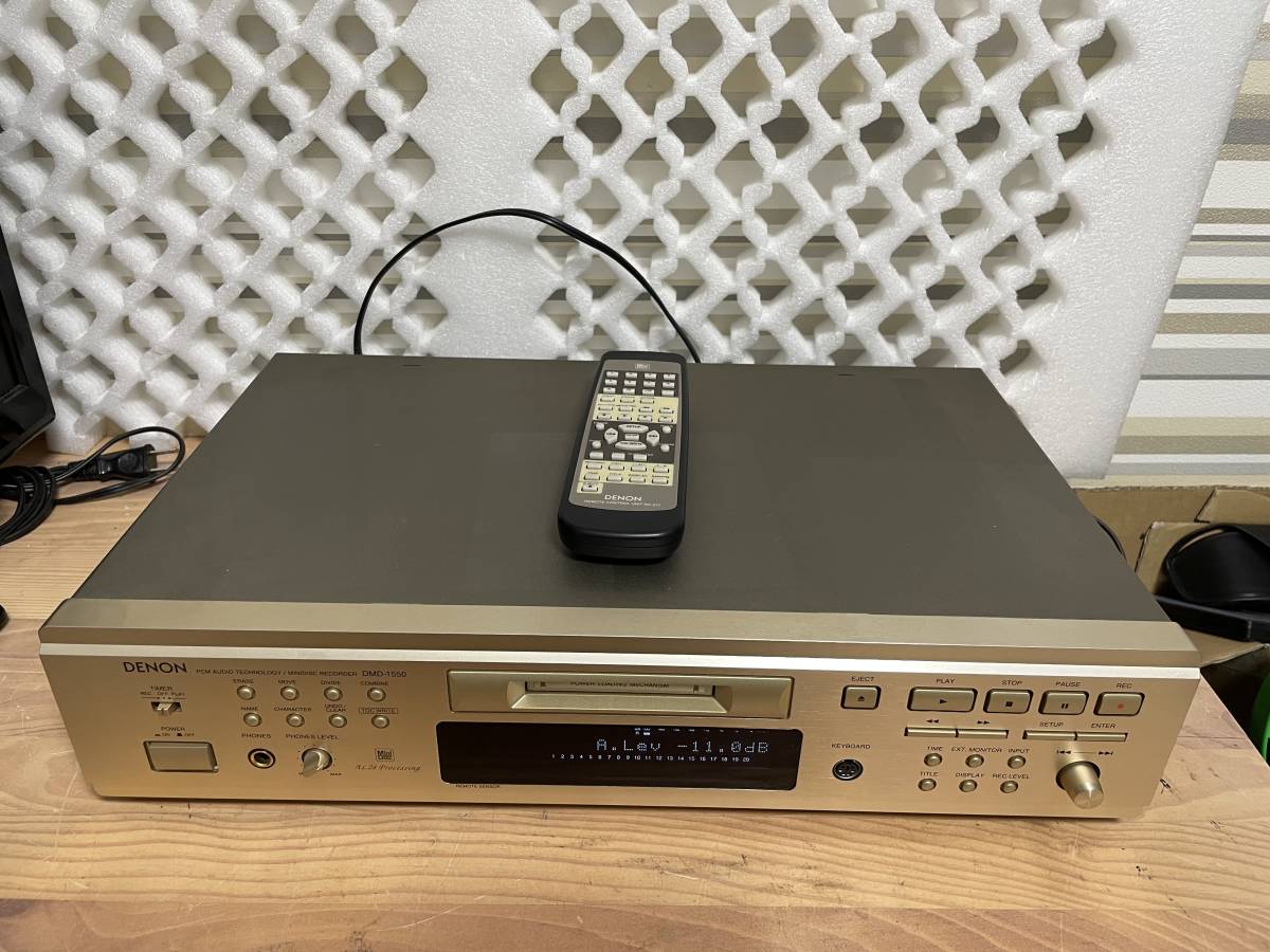 DENON デノン MDプレイヤー MDデッキ ミニディスク DMD-F100