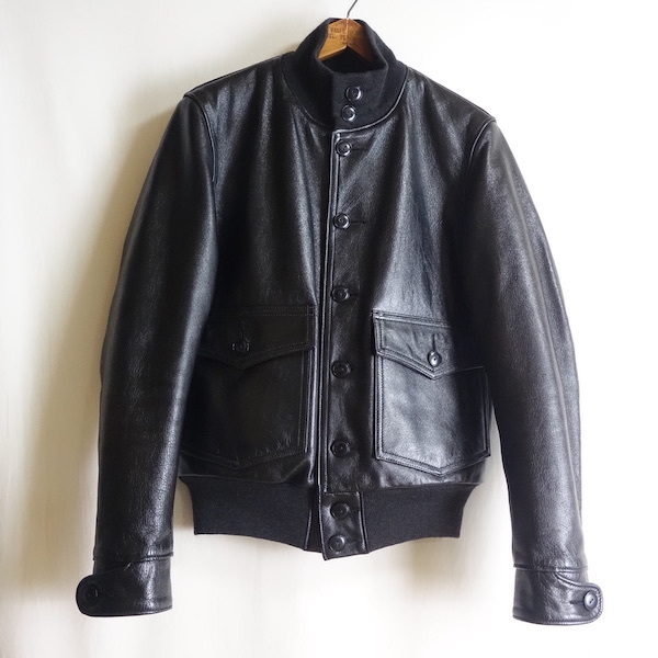 極上美品 BLACK BIRD by Denime A-1 牛革 フライトジャケット M 
