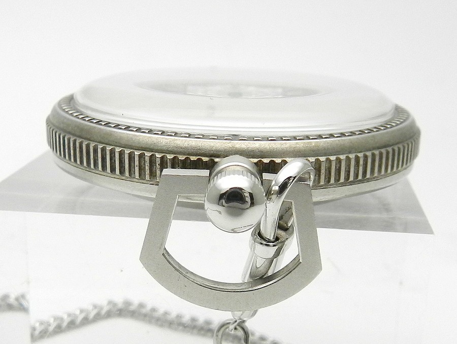 1000円スタート 懐中時計 SEIKO セイコー 37-3000 電通創立70周年 銀 