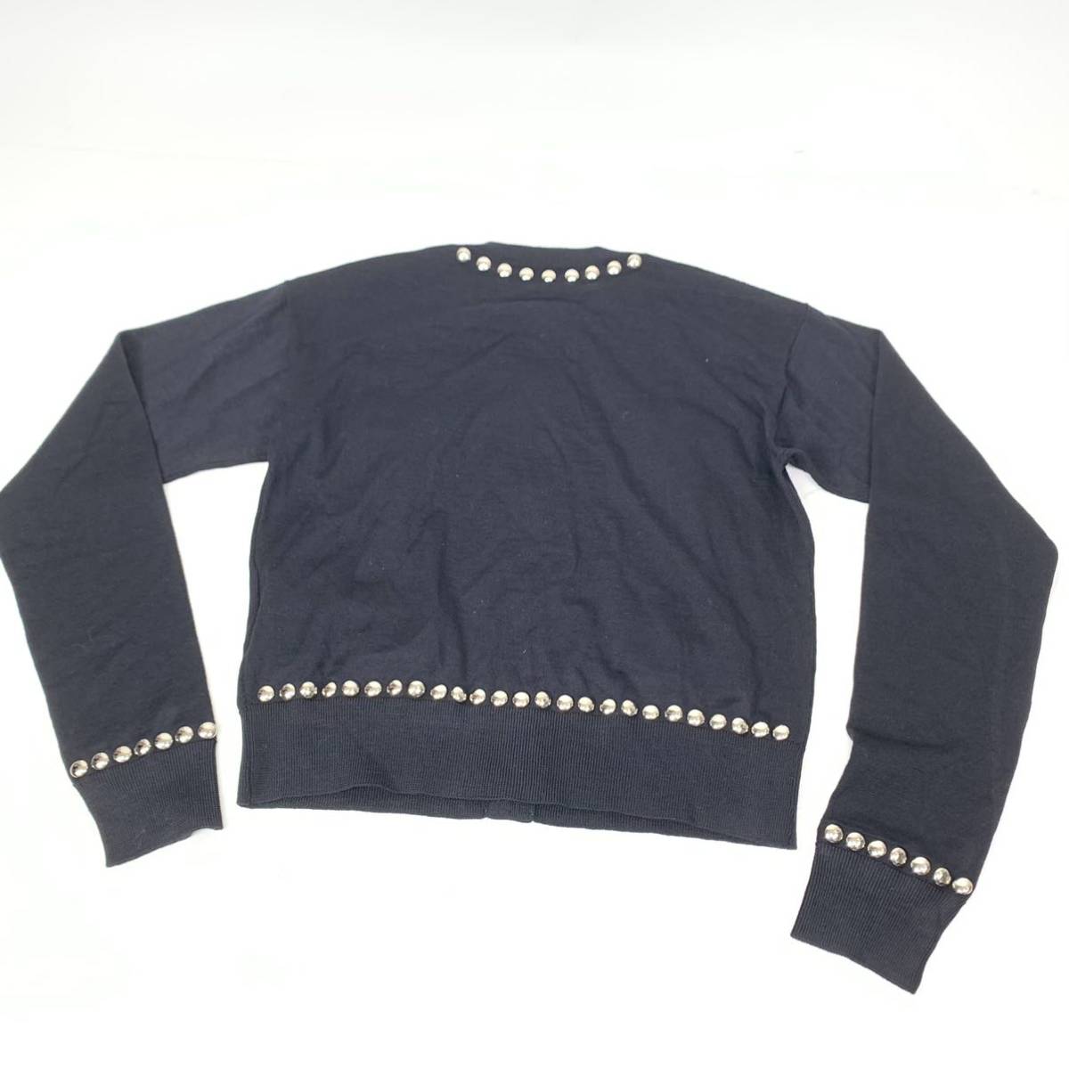 DSQUARED2 ディースクエアード ウール100% カーディガン スタッズ 