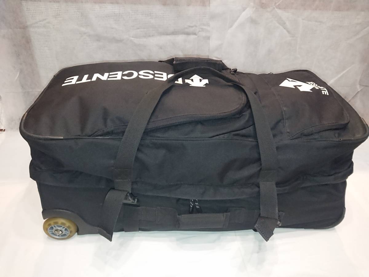デサント スキー用キャリーバッグ（ブラック）ホイール付き【ほぼ新品・2回使用】 DESCENTE デサント スキーキャリーバッグ ホイール付き USED 【公式通販】