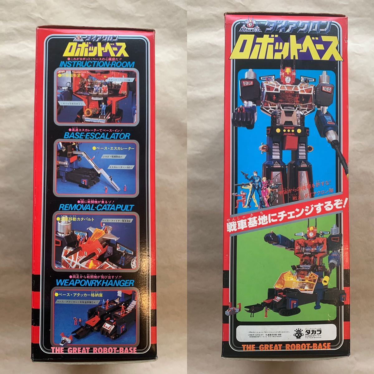 Takara タカラ ダイアクロン ミクロマン ロボットベース