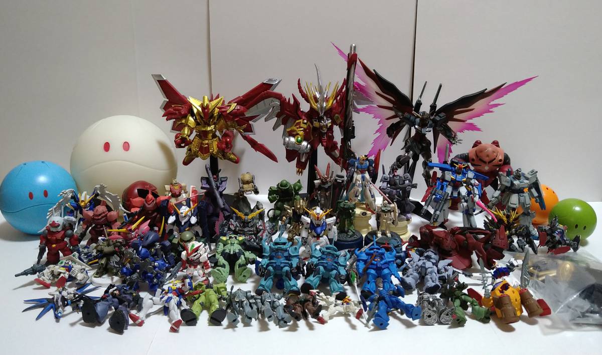 ガンダム】フィギュア、食玩等 ジャンク大量セット（SDガンダム 煌極舞 