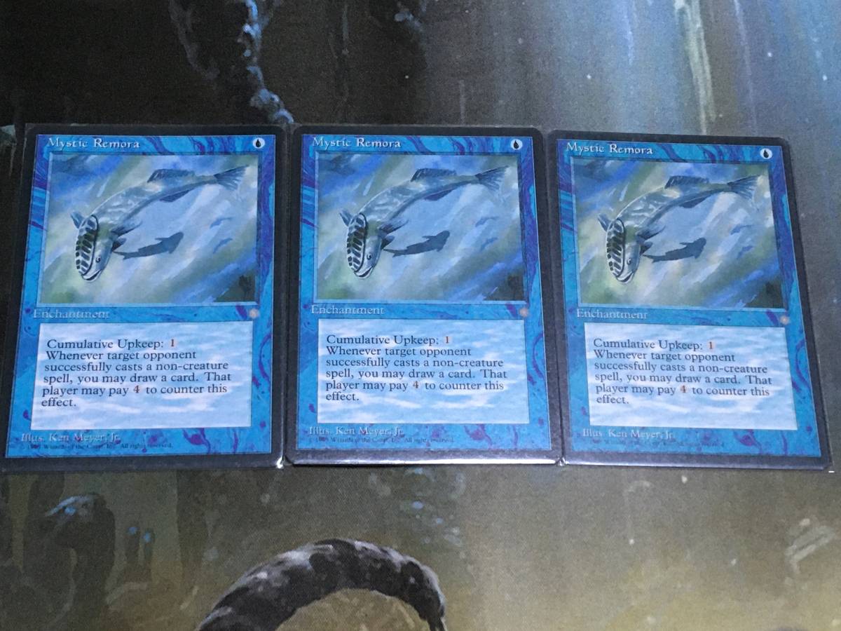 MTG Mystic Remora 英 3枚セット Remora 神秘的負荷 Mystic 2枚セット