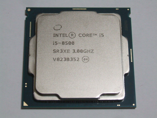 □インテルCPU□第8世代 Core i5-8500 (3.00～4.10GHz)□ 6コア/6
