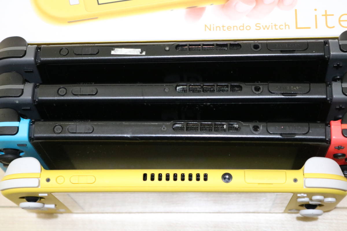 NINTENDO Switch 3台 Lite 1台 ジョイコン22個 その他付属品【ジャンク