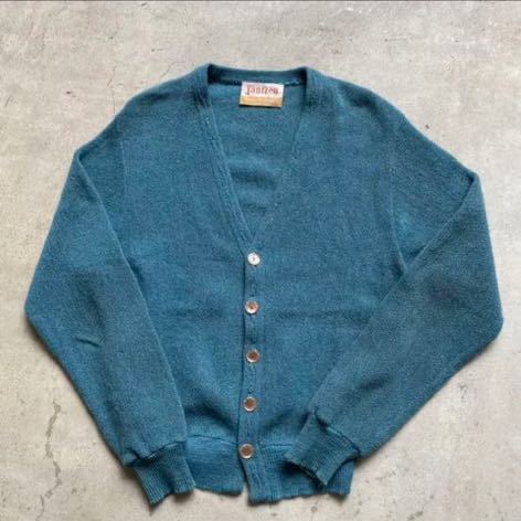 ビンテージ モヘアカーディガン ARROW 毛足長 vintage グランジ