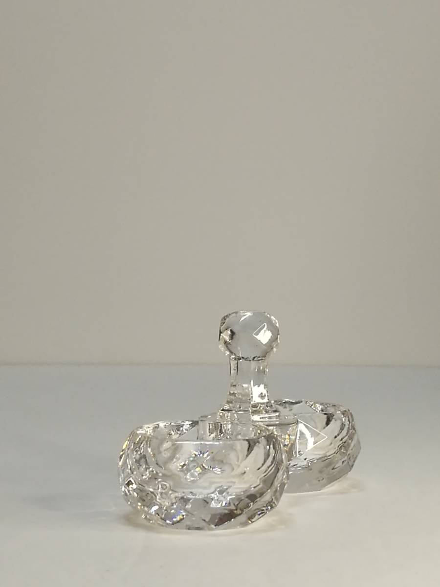 Baccarat 調味料入れ : クリスタルカットの - 輝くオールドバカラ