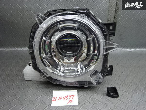 スズキ 純正 JB64W ジムニー LED ヘッドライト ヘッドランプ 右側 右 運転席側 KOITO 100-5938G 点灯OK レンズ割れ無し 訳有品 即納 棚21-4 JB64W ジムニー 純正 ★美品★ レンズ プロジェクター
