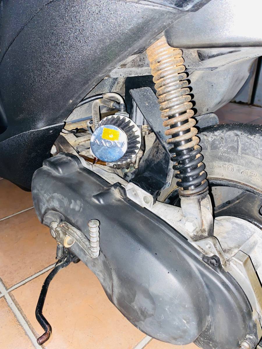 値下げ　1円スタート　最後までお読みください。 LET'S 2 　空冷 2 スト　ドライブベルト / クラッチスプリング交換済　灯火類確認済_10