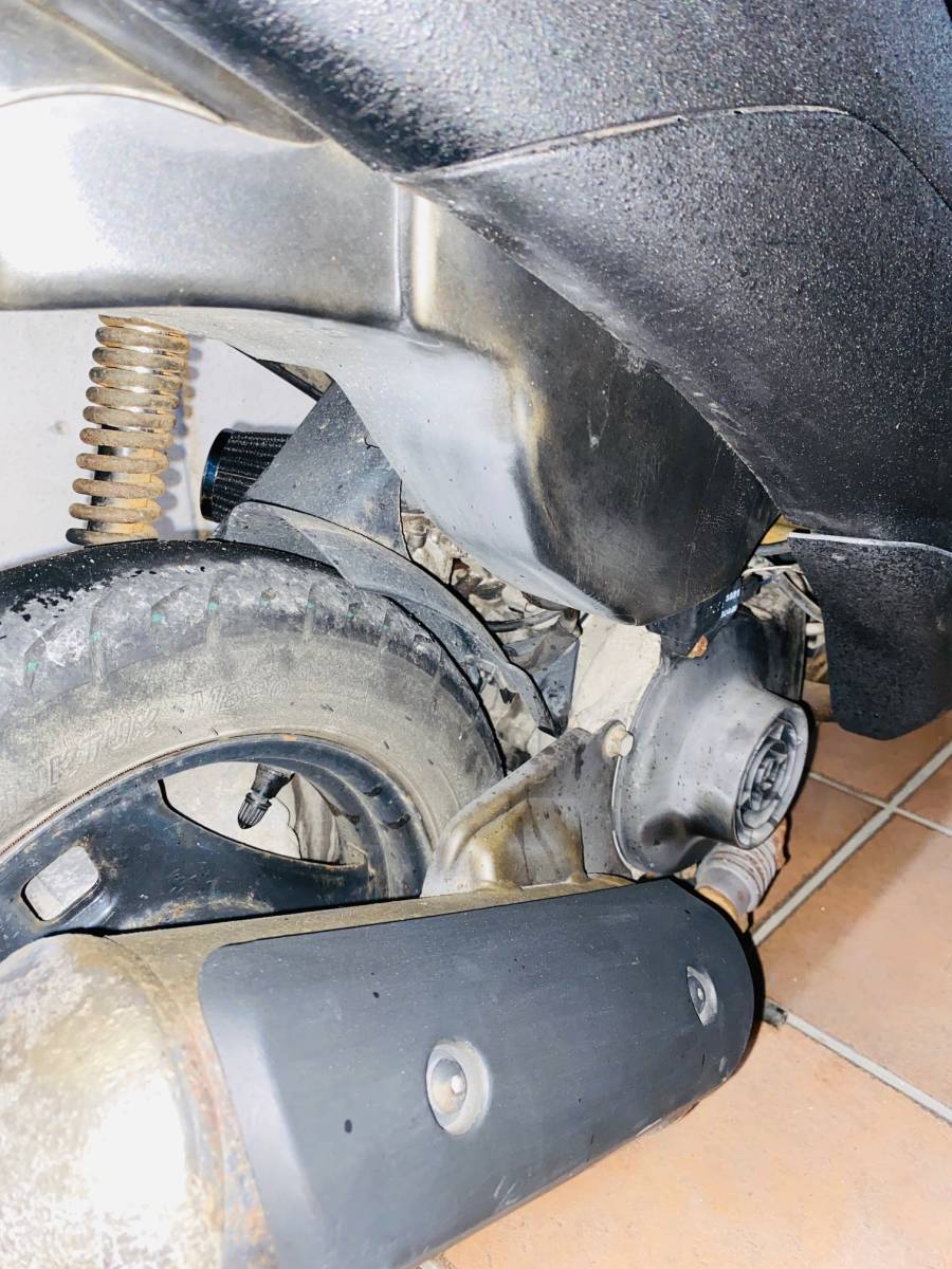 値下げ　1円スタート　最後までお読みください。 LET'S 2 　空冷 2 スト　ドライブベルト / クラッチスプリング交換済　灯火類確認済_9