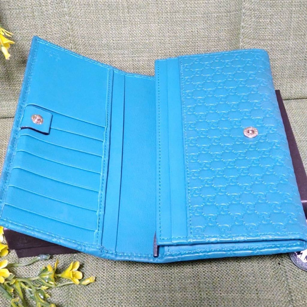 新品同様‼️ GUCCI グッチ 財布 長財布 マイクロGG ラウンド