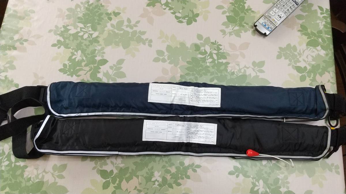 ★未使用★ブリーデン　ダブルセンサー 水感知式 膨脹式救命胴衣 ベルトタイプA 自動膨張式 救命胴衣 ベルト k-282 未使用品 小型船舶用救命胴衣 膨張