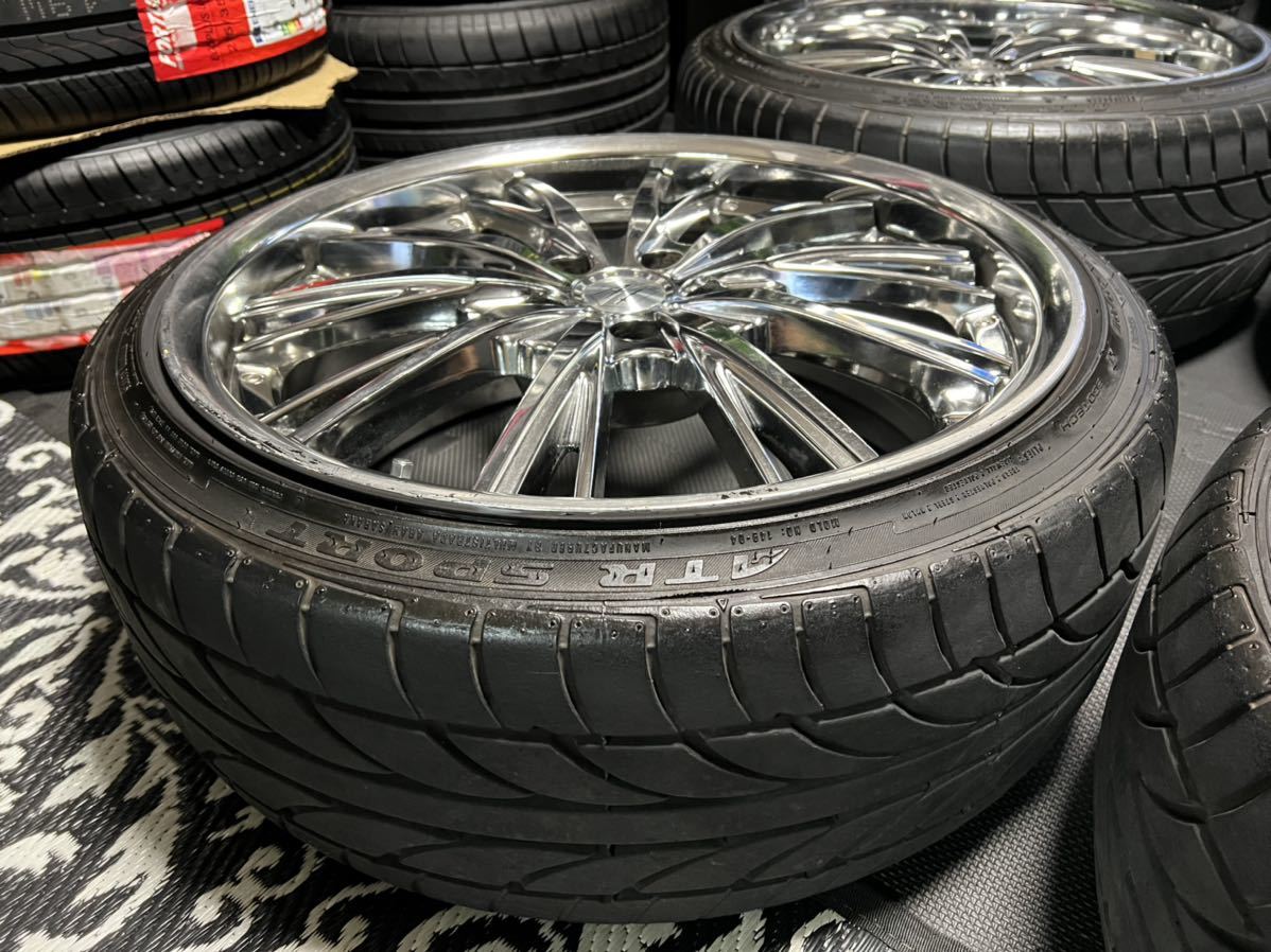 アネーロ コラソン シャルマン 20インチ 8.5J 9.5J PCD114.3/5穴 中古4枚