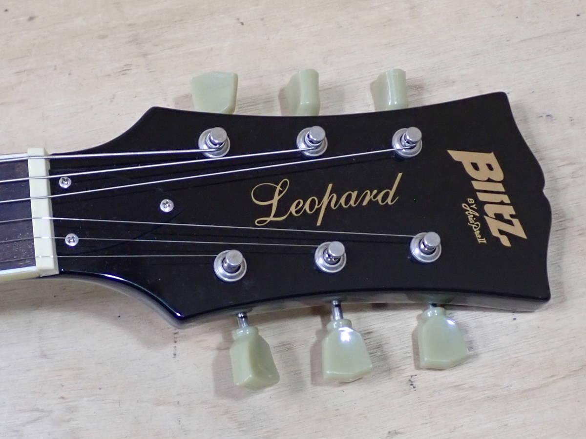 ブリッツ Blitz エレキギター Leopard Aria ProⅡ レスポール タイプ
