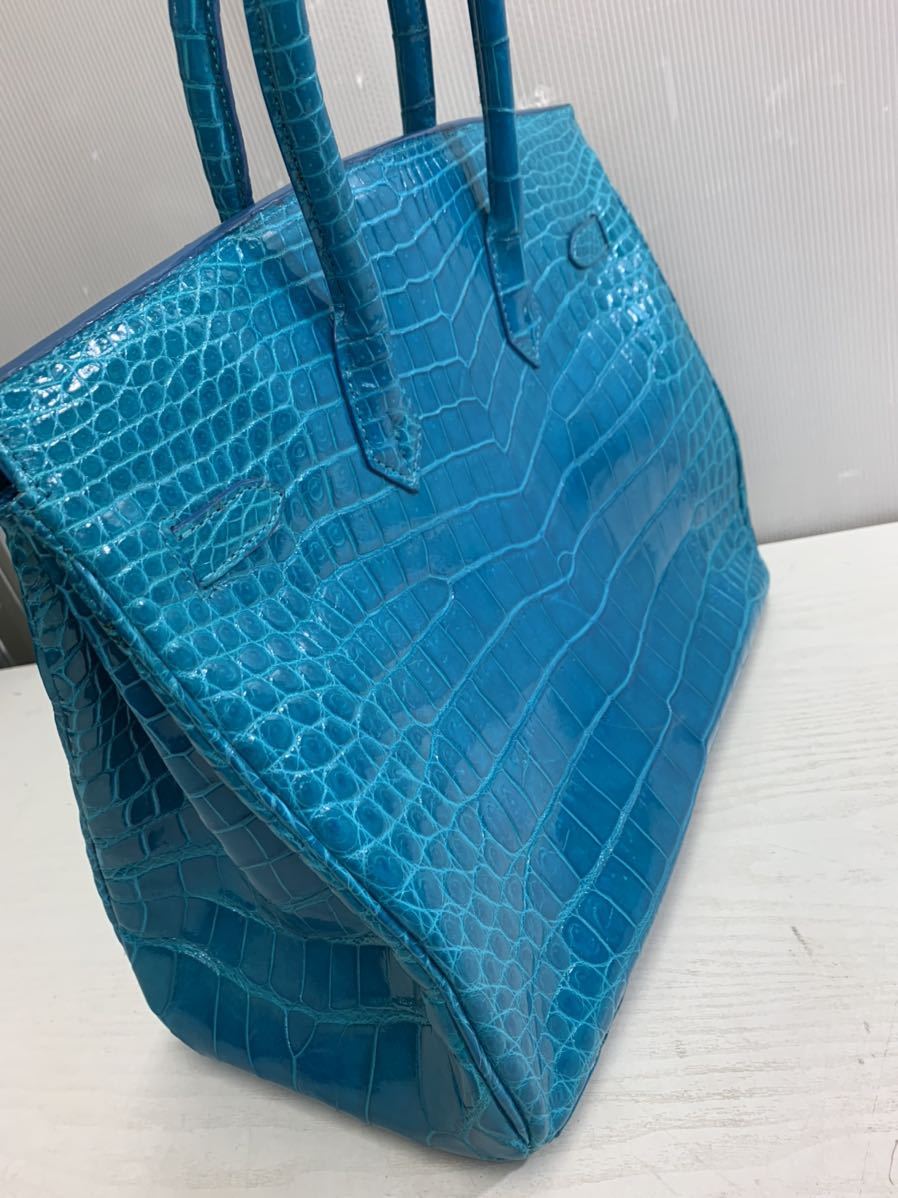 ○未使用 定価140万 JRA ナイルクロコダイル バーキン型 ビジネス 