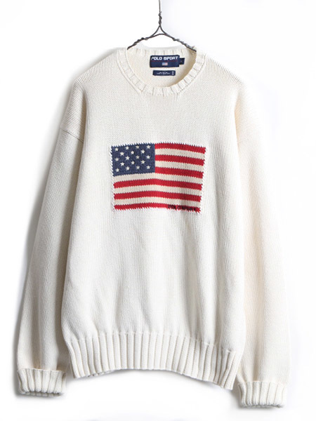 POLO SPORT ニット セーター 90's Polo Sport コマンダーニット
