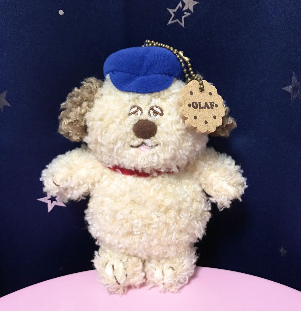 美品 オラフ USJ ぬいぐるみマスコット 茶色 スヌーピー ユニバ 2013