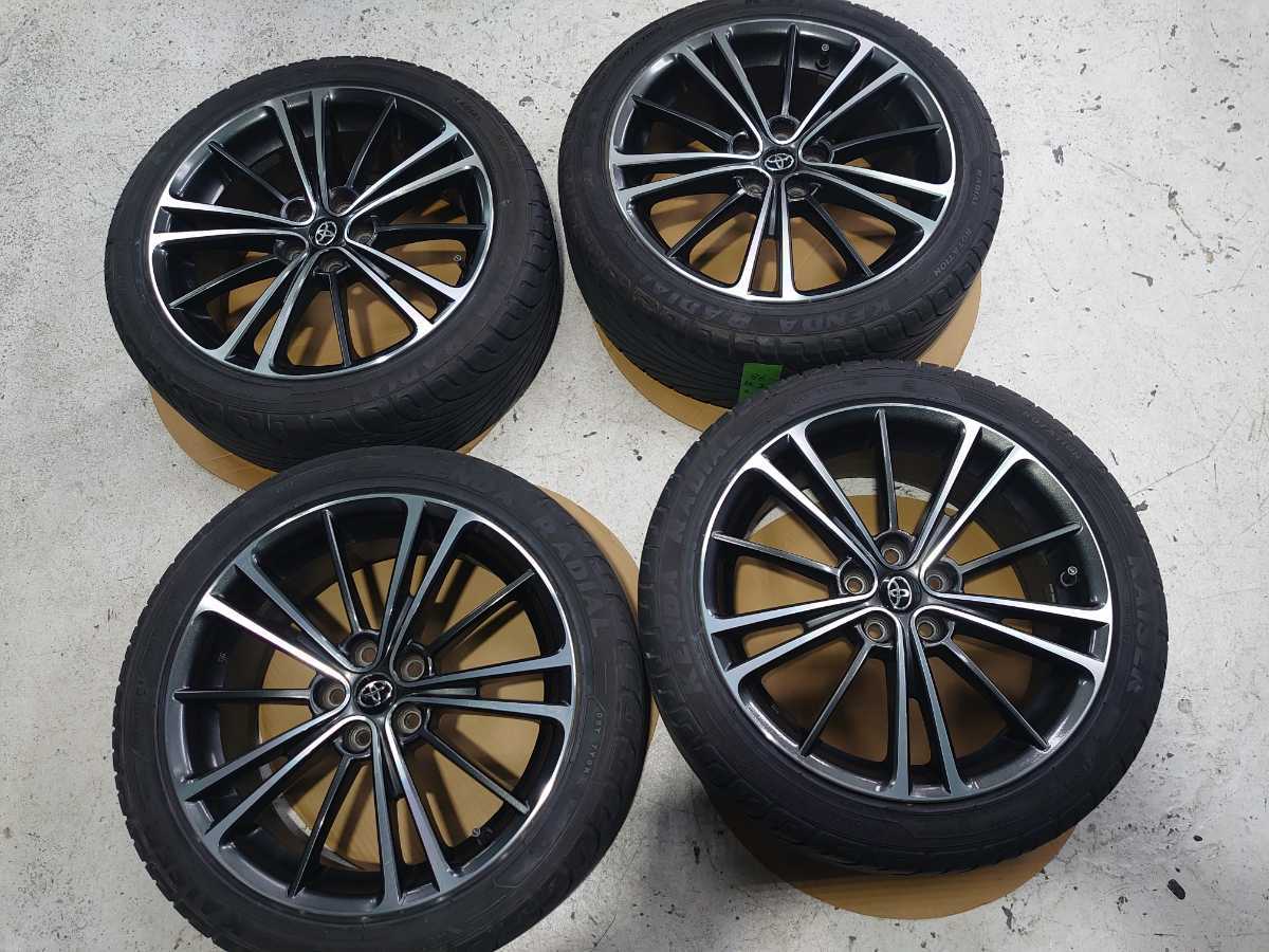 86 純正 215/45R17 タイヤ ホイール 4本セット ZN6 ZVW30 プリウス 