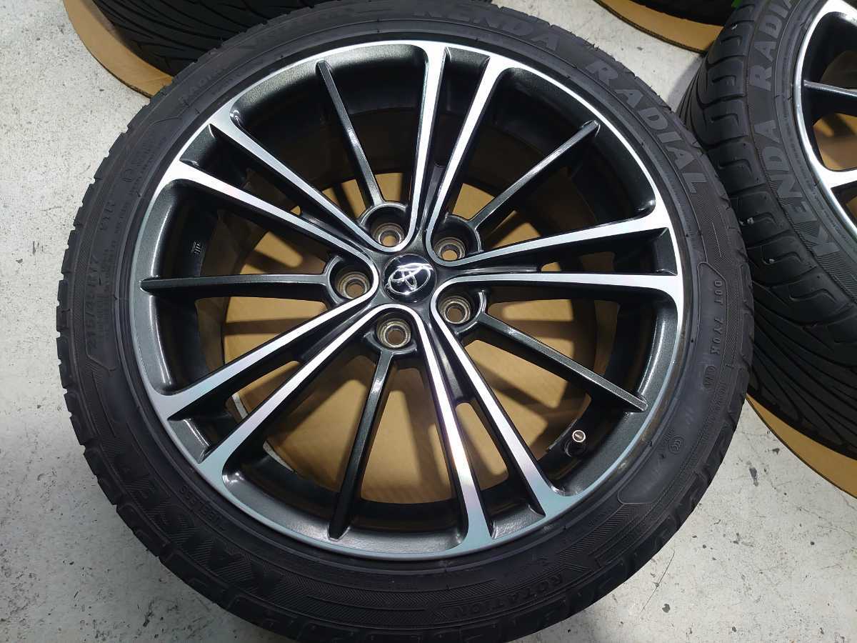 86 純正 215/45R17 タイヤ ホイール 4本セット ZN6 ZVW30 プリウス 