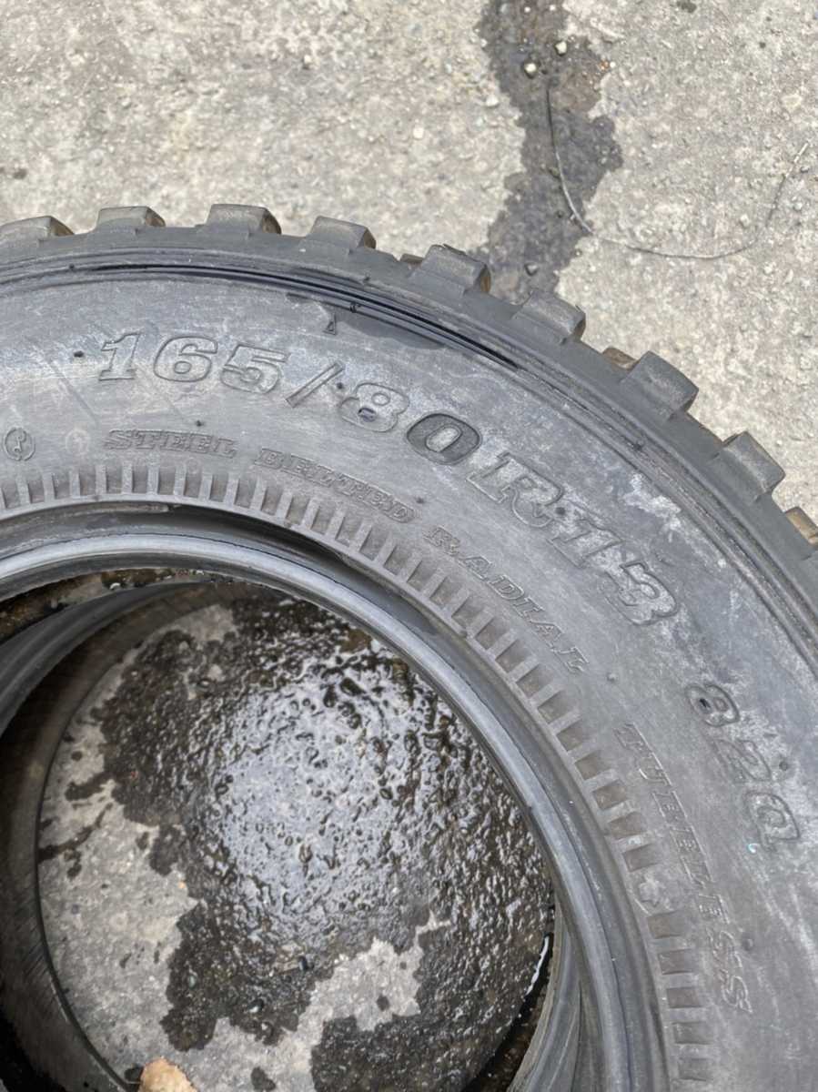 フルピン　ダンロップ　SP-SPORT 51-R 165/80-13 ダンロップ SP SPORTS 51-R 165/80R13 スパイクタイヤ 4本 ラリー