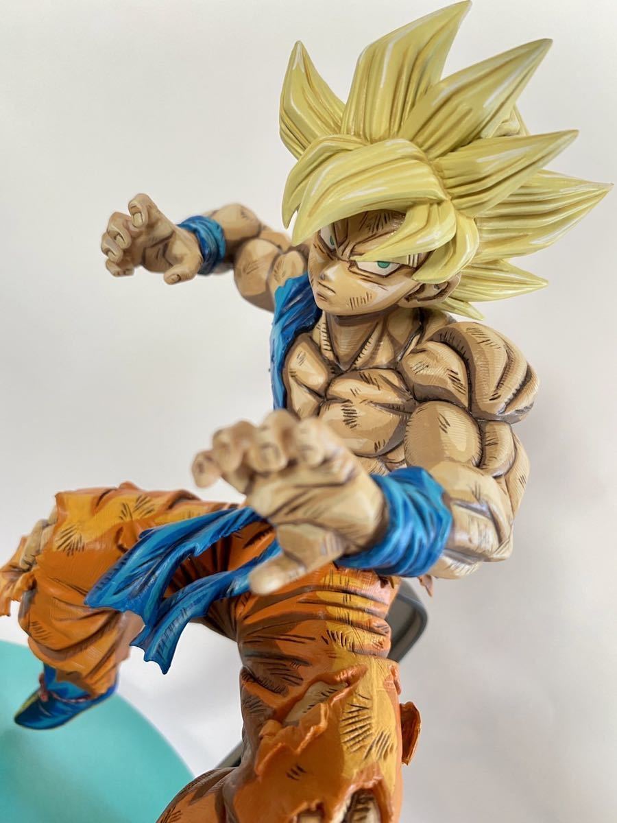 ドラゴンボール フィギュア リペイント 二次元彩色 孫悟空 超サイヤ人 