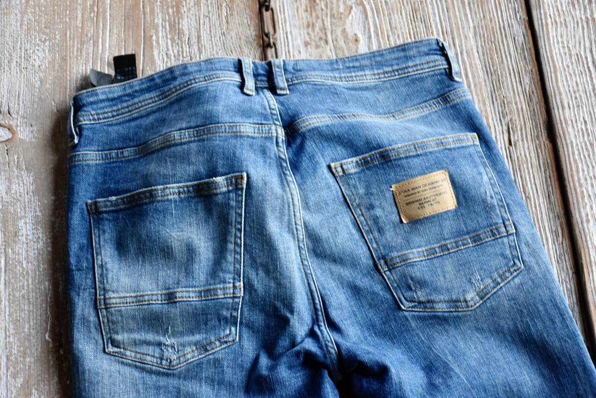 ZARA MAN ザラ マン SOFT DENIM JOGGING FIT ジョガーパンツ S ZARA MAN ザラ マン SOFT DENIM JOGGING FIT ジョガーパンツ S