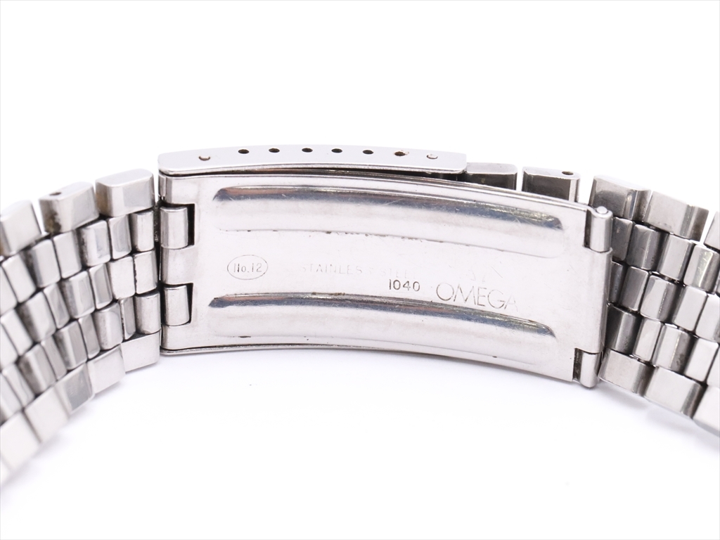 新作登場， 格安 1円★正規良品【OMEGA/オメガ】純正ベルト 19㎜用 1040 SSブレス シルバーカラー メンズ腕時計用 A0138948