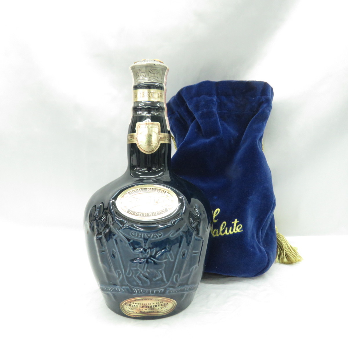 未開栓】ROYAL SALUTE ロイヤルサルート 21年 青 陶器ボトル