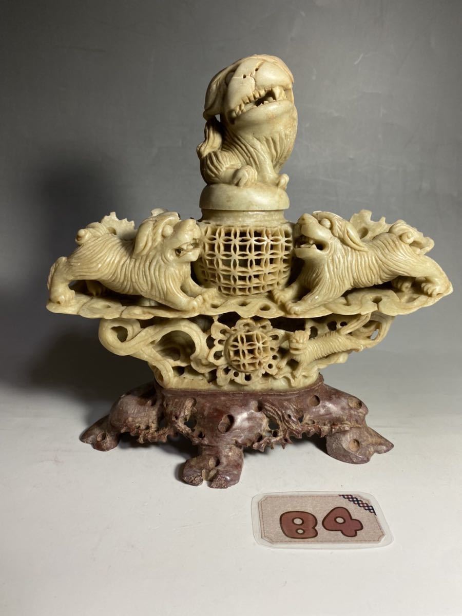 中国 寿山石 中国美術 香炉 古美術 置物 仏教美術 獅子 東洋美術 彫刻