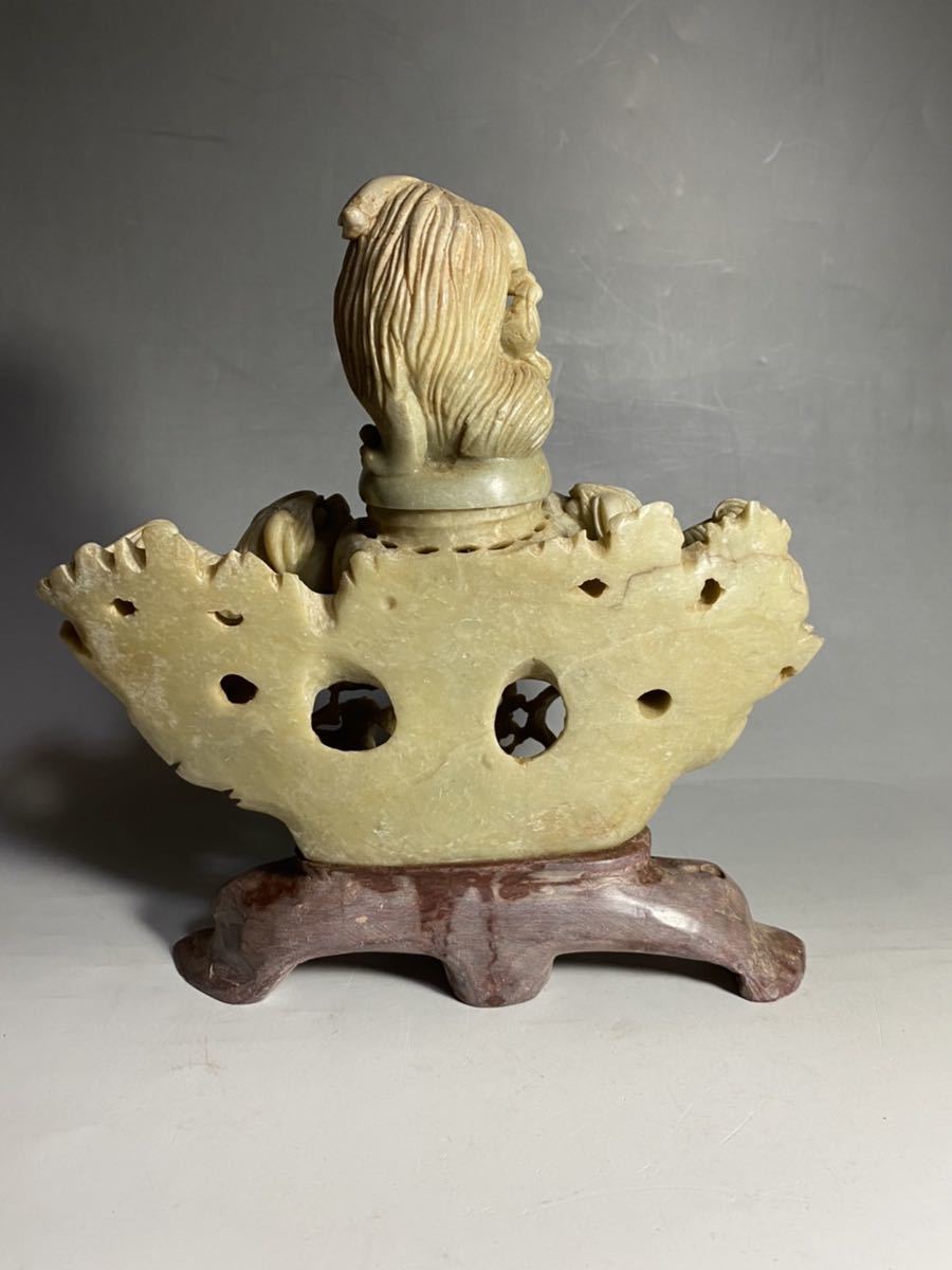 中国 寿山石 中国美術 香炉 古美術 置物 仏教美術 獅子 東洋美術 彫刻