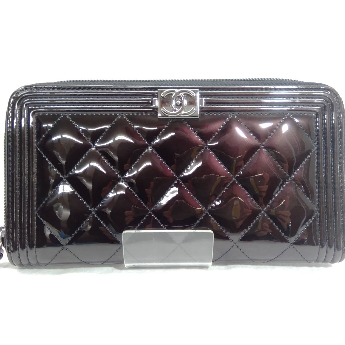 CHANEL ボーイシャネル マトラッセ - ラウンドファスナー財布の通販