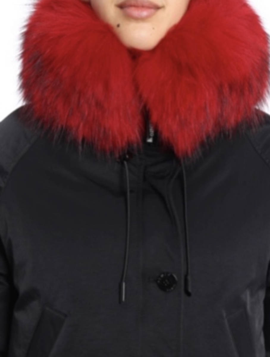 KENZO ケンゾーフォックスコート毛皮 - 毛皮・ファーコート