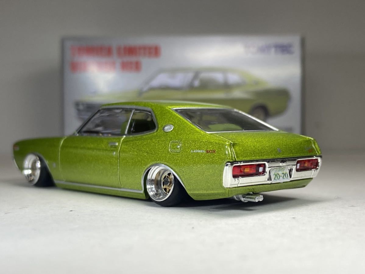 1/64 日産 ローレル HT 2000SGX ブタケツ 車高短 深リムホイール SSR 