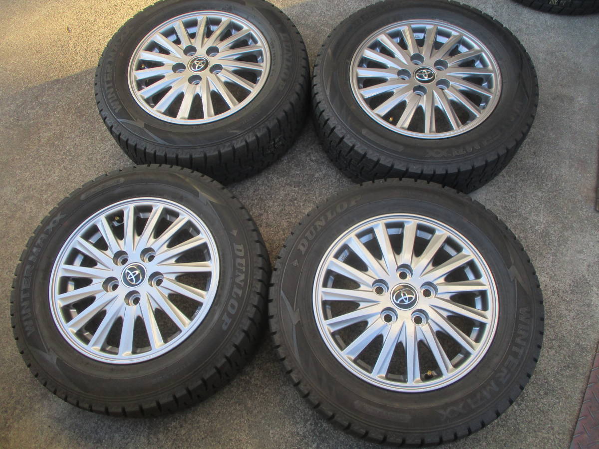 トヨタ純正 195/65R15 スタッドレス PCD114．3 6J ＋50