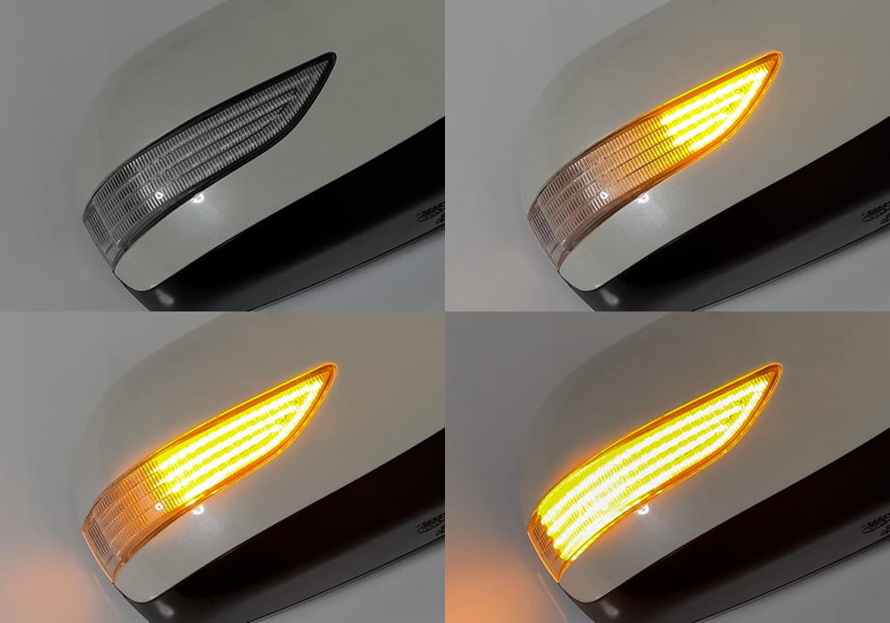 シーケンシャル ウインカー LED 切替 スバル 点滅 01 ポジ付 ドアミラー ⇔ 送料込 レンズ ミラー GP7 XV M910A