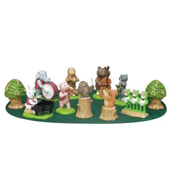 セトクラフト オーナメントセット(音符の森) 11キャラクターセット 専用マット付 SCB-1011-700